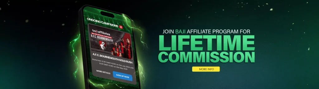 Baji affiliate live commission
