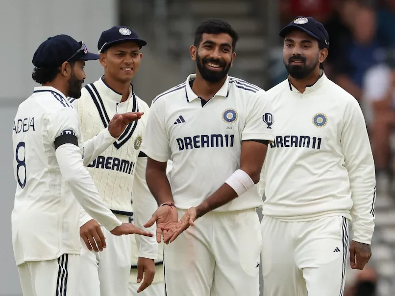India's Jasprit Bumrah returned figures of 5 for 83 in England's first innings.