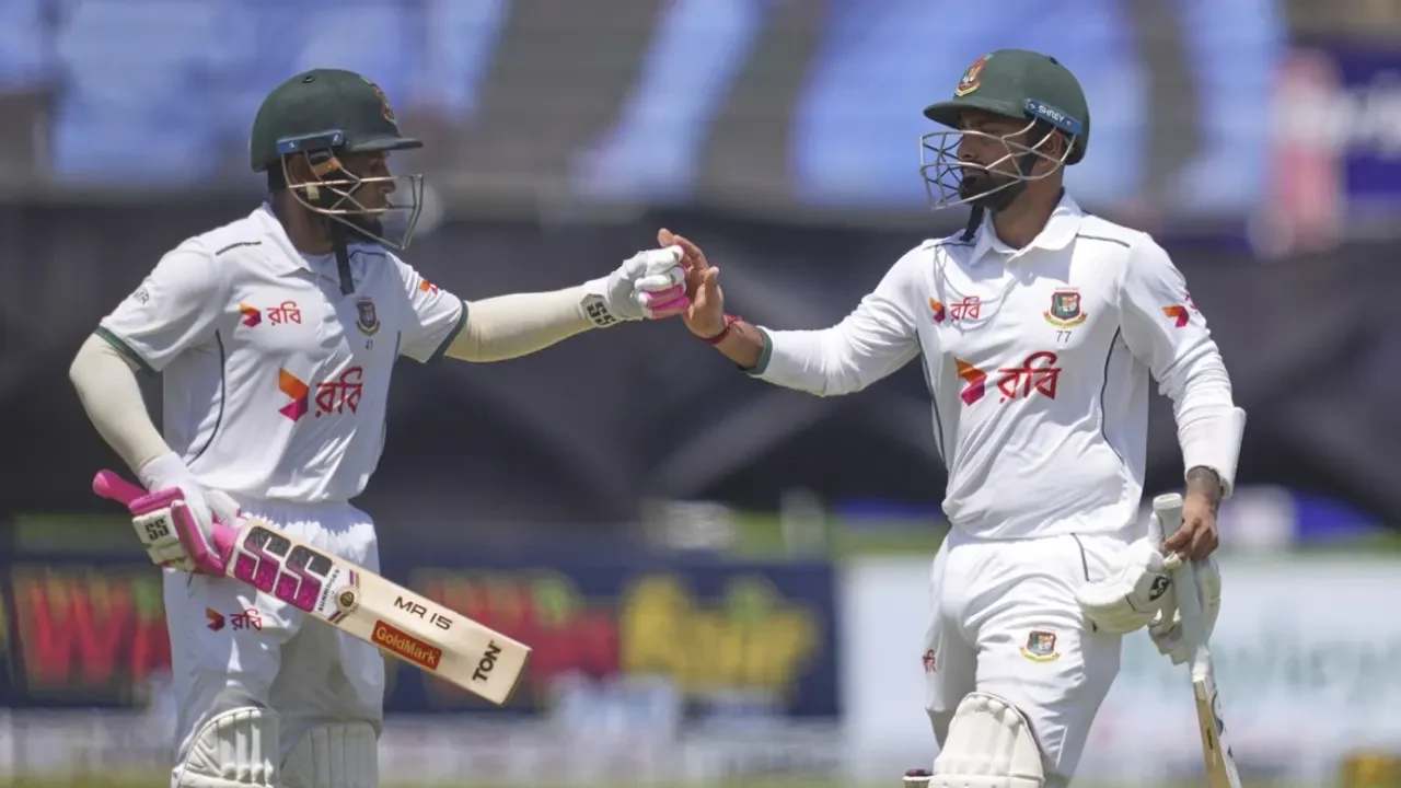 Mushfiqur Rahim and Litton Das added 149 runs for the fifth wicket