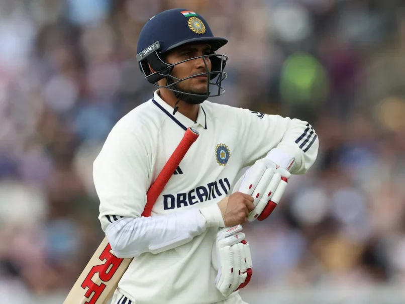Shubman Gill in action