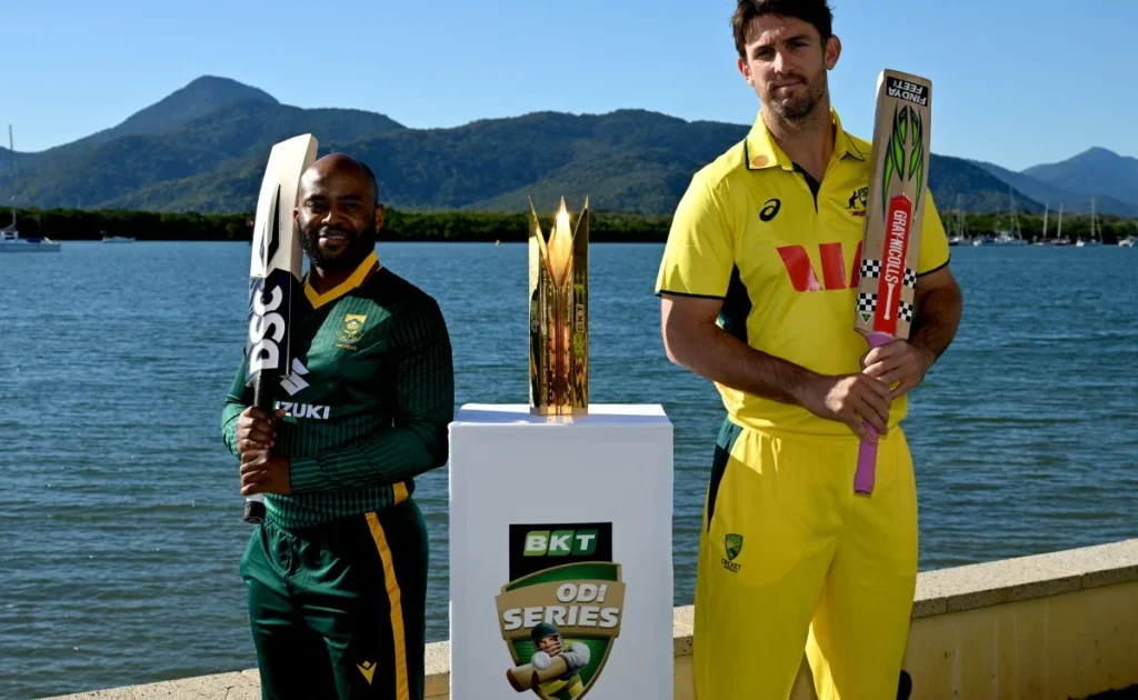 Australia vs South Africa Live Streaming: Temba Bavuma and Mitchell Marsh ahead of the ODI series