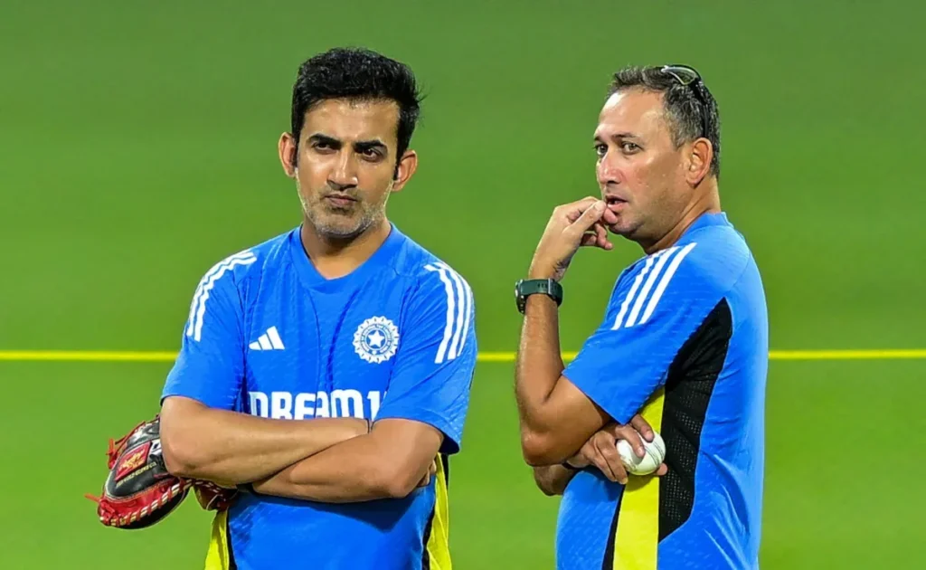 File photo of Gautam Gambhir and Ajit Agarkar