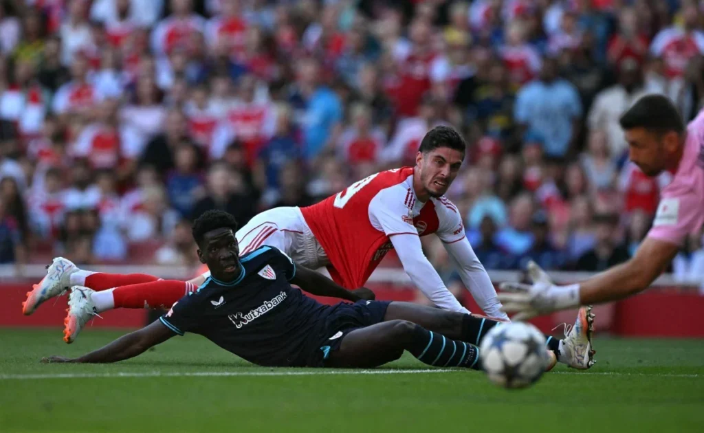 Team Arsenal in action