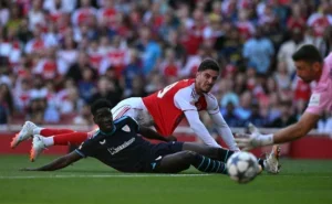 Team Arsenal in action