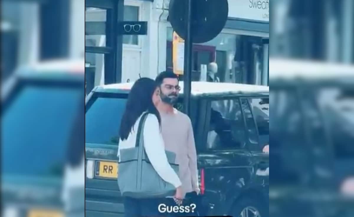 Virat Kohli and his wife Anushka Sharma strolling in London