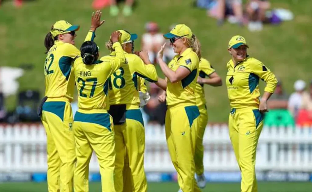 Australia women's cricket team in action