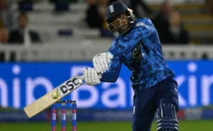 England cricket team in action