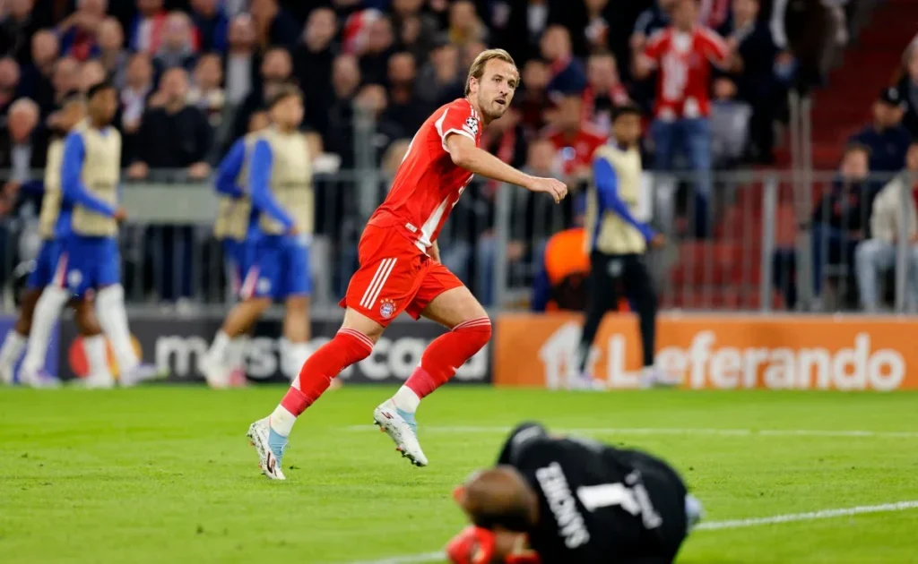 Harry Kane in action