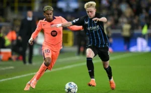 Champions League: Barcelona played 3-3 draw vs Club Brugge