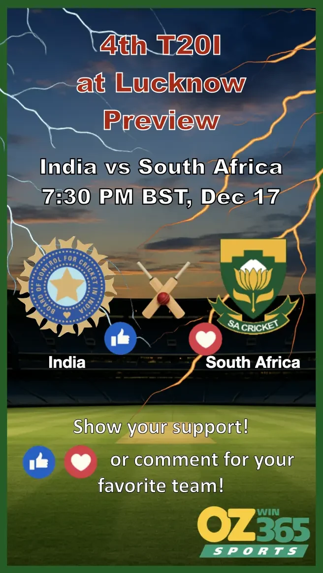 4th T20I at Lucknow Ind vs SA