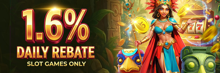 OZWin365 1.6% slots daily rebate